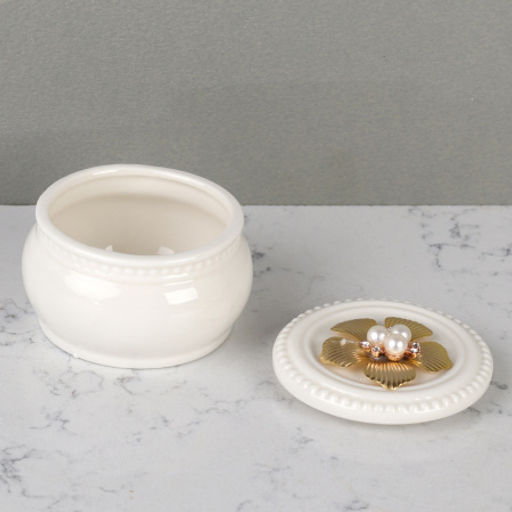 Шкатулка керамика 7,5х7,5х6 см / TC8007 /уп 144/ - Галеонтрейд фото 4