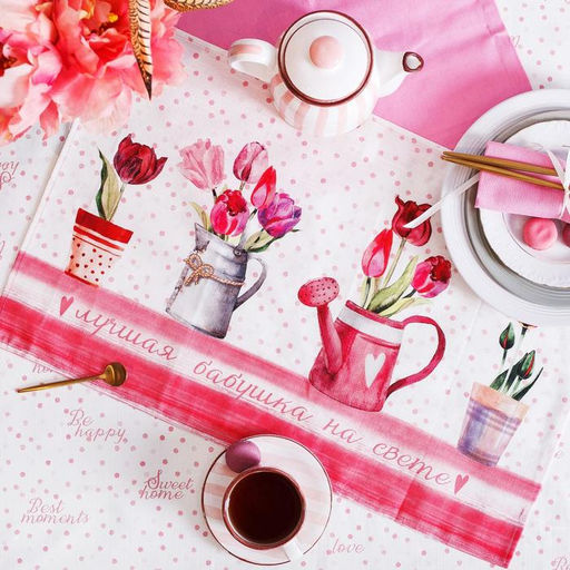 Полотенце Этель Любимая бабушка 40х67 см, 100% хлопок, репс 190 гр/м2 фото 2