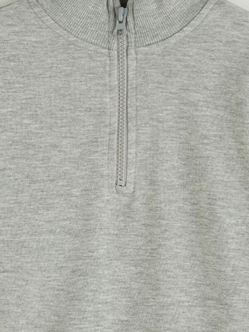 Dik Yaka K?z ?ocuk Sweatshirt