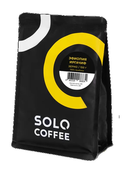 Кофе в зернах Solo Coffee Эфиопия Иргачифф (100% арабика), свежеобжаренный  фото 7