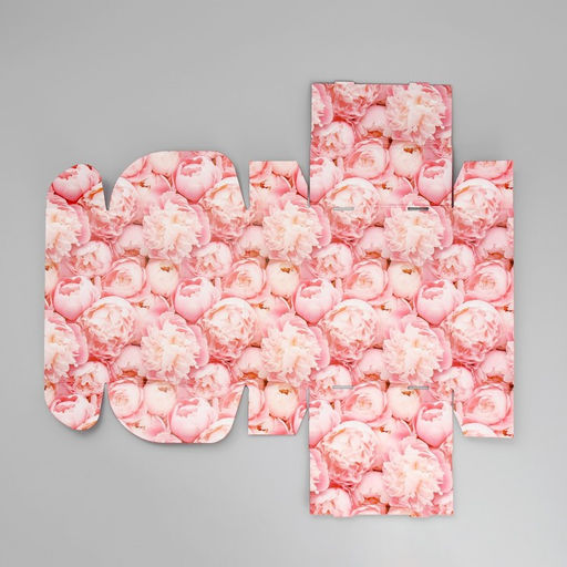 Коробка подарочная складная, упаковка, Нежные пионы, 27?21?9 см