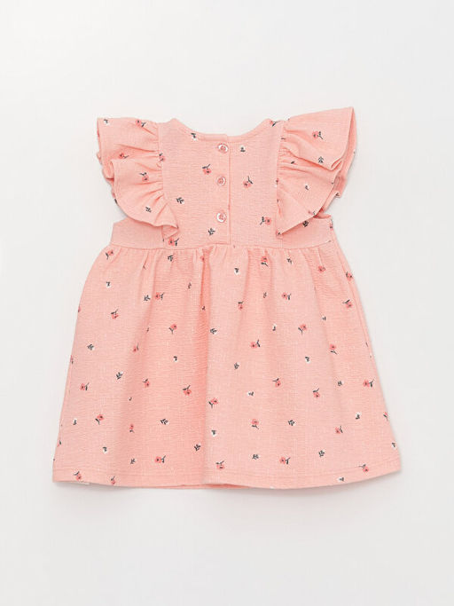 Bisiklet Yaka Desenli K?z Bebek Elbise - Waikiki фото 2