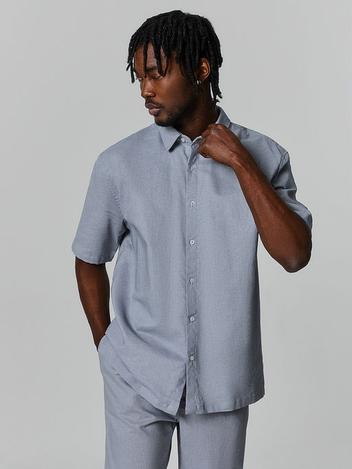 Комплект мужской льняной серый - Mark formelle фото 2