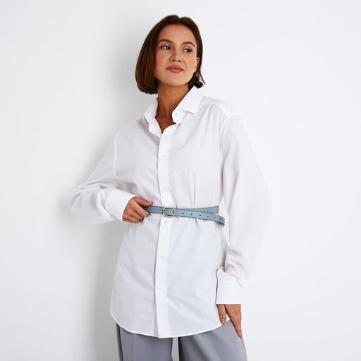 Ремень женский, ширина 2,2 см, пряжка металл, цвет голубой - Simaland фото 3