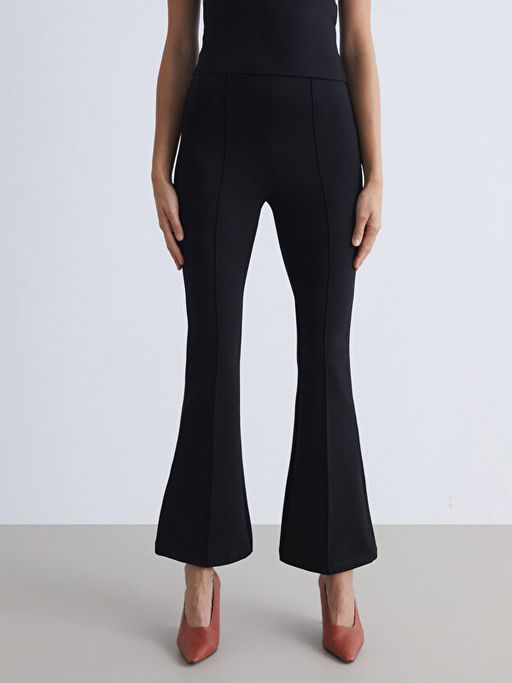 Beli Lastikli ?spanyol Pa?a Kad?n Pantolon