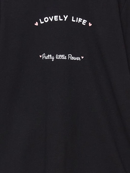 Bisiklet Yaka K?z ?ocuk Ti??rt - Waikiki фото 2