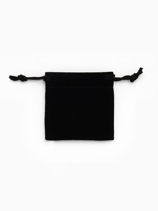 Набор мешочков для украшений подарочных 50 шт. бархатный, 5.5×5.5 см, чёрный