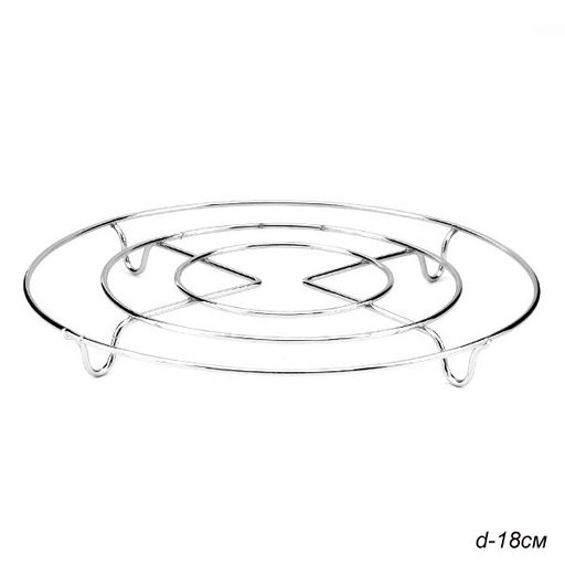 Подставка под горячее 18x1.5 см металл / 12 /уп 300/0.048