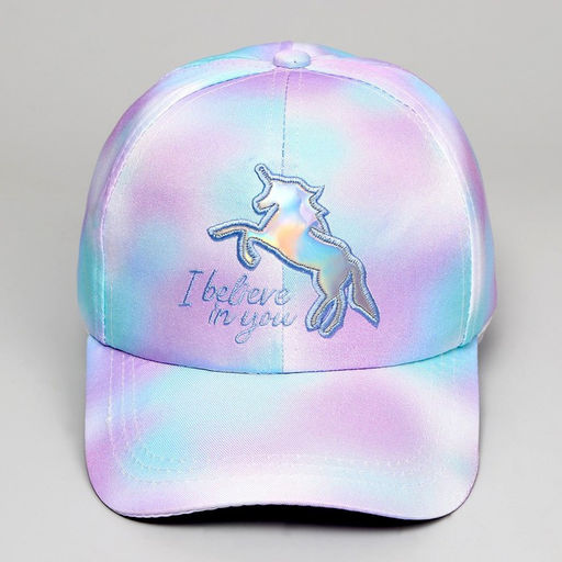 Кепка детская для девочки I believe in you, цвет розовый, р-р. 52-54