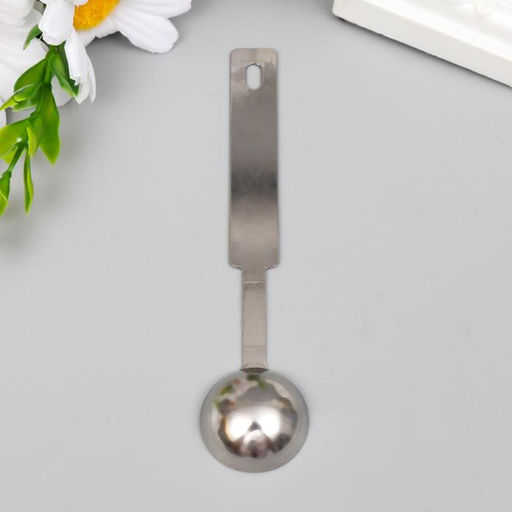 Цена за 5 шт. Ложка для плавления сургуча и воска, металл, 11 г, 11.5×2.6 см