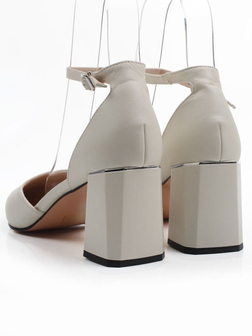 06-HDP1168-118 LT. BEIGE Туфли летние женские (натуральная кожа)