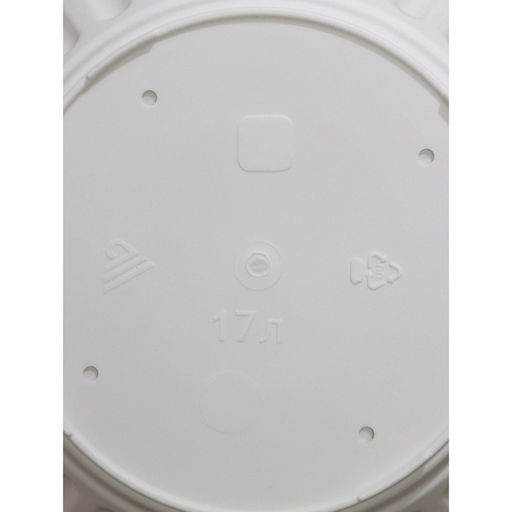 Горшок для цветов с поддоном «Лозанна», 17 л, d=41 см, пластиковый, белый