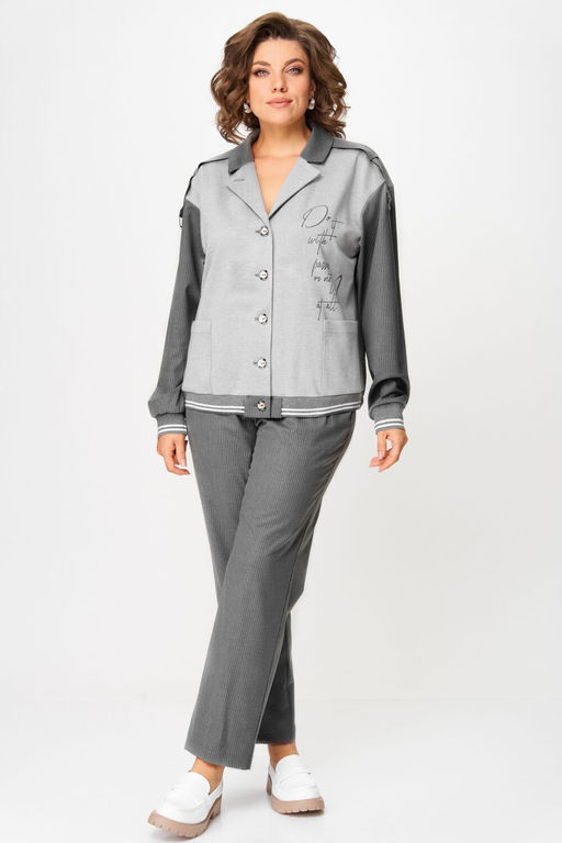 Костюм Aira Style 24231 темно серый