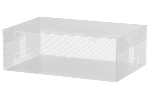 Набор 4 коробок для хранения женской обуви 30*18*10 см Прозрачные складные с откидной крышкой - Elan gallery фото 7