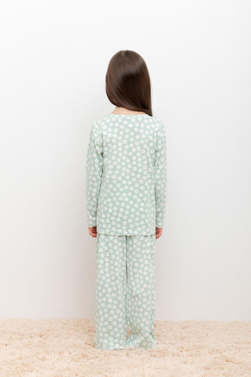 Crockid _ К 1622-1/дымчатый нефрит,сакура пижама дет  фото 4