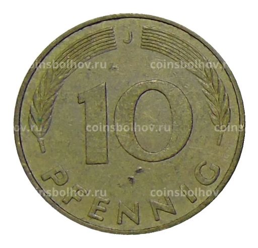 10 пфеннигов 1979 года J Германия