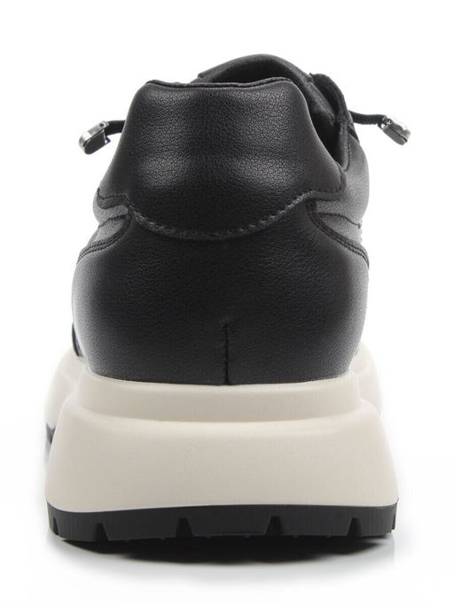 03-A970-1 BLACK Кроссовки женские (натуральная кожа)