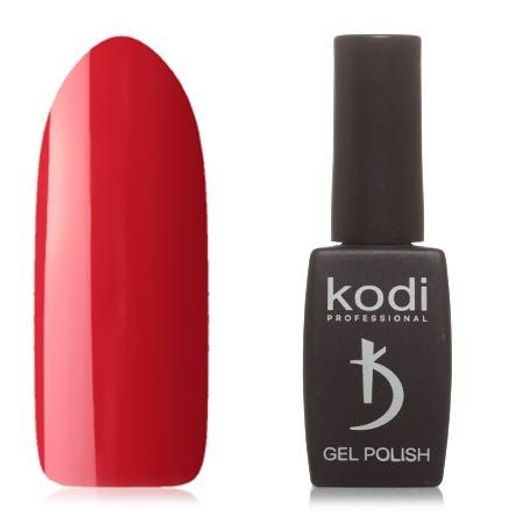 Kodi Гель-лак Алый, без перламутра и блесток, плотный, 8 мл  фото 3