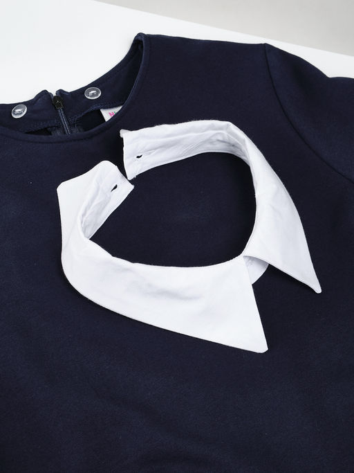 Платье для девочки в школу с воротником 22-7662 черный - Mini maxi фото 23