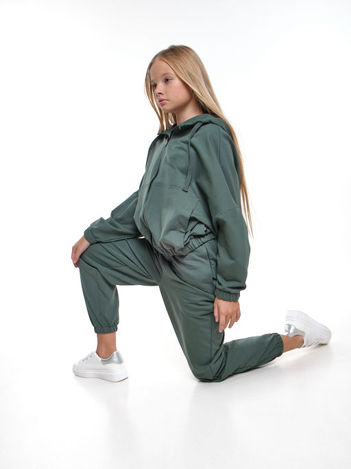 Комплект спортивный для девочки 22-7648 графит - Mini maxi фото 28