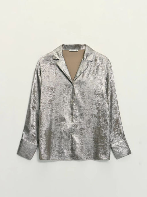 Блузка из блестящей ткани / Zarina