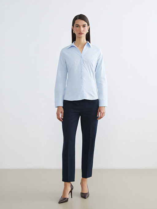 Regular Fit Poplin Kad?n G?mlek