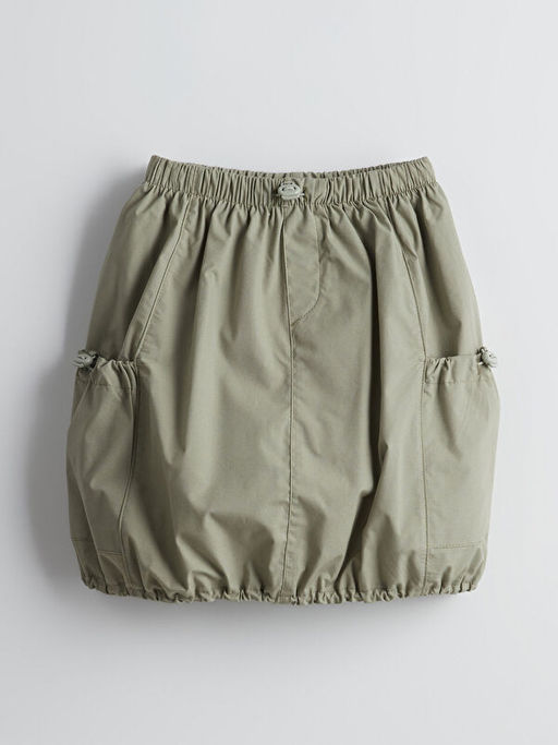 Beli Lastikli K?z ?ocuk Kargo Etek