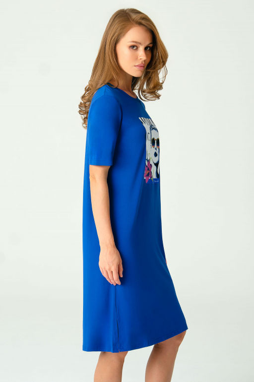 Арт. 8608 Туника женская 42-50 (5 шт) Цвет:коралловый - Калинка фото 17