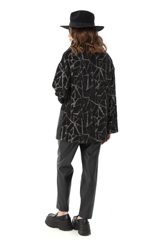 Костюм NIKVA н1002-1 черная геометрия  фото 6