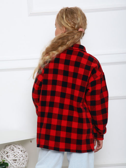 РБ013 Рубашка Мейн (красный) - Милаша фото 6