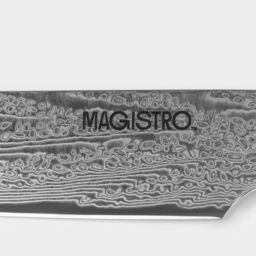 Нож овощной Magistro Ортего, длина лезвия 12.7 см, дамасская сталь AUS-10  фото 4