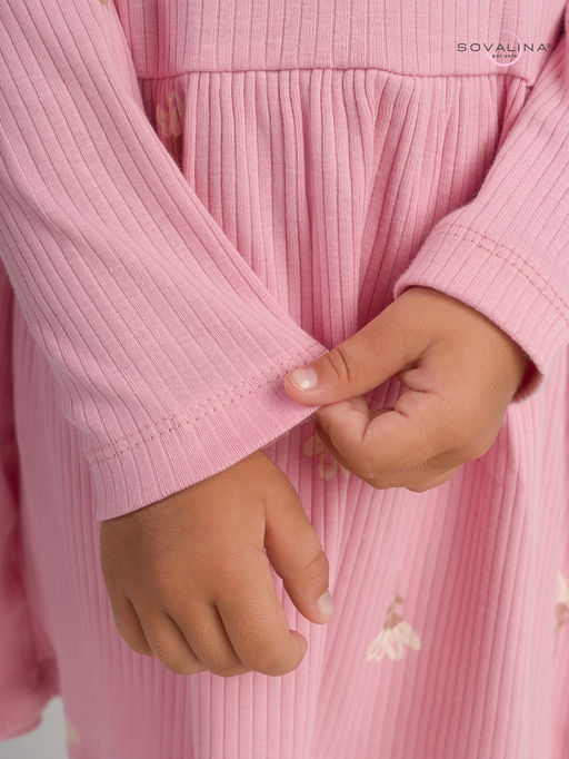 Платье Элла астра на пудре