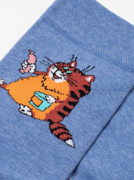 Цена за 2 пары. Носки мужские БРЕСТСКИЕ НОСКИ МУЖСКИЕ 2155 СМФ Попугай Кеша (средней длины) - Conte elegant фото 2