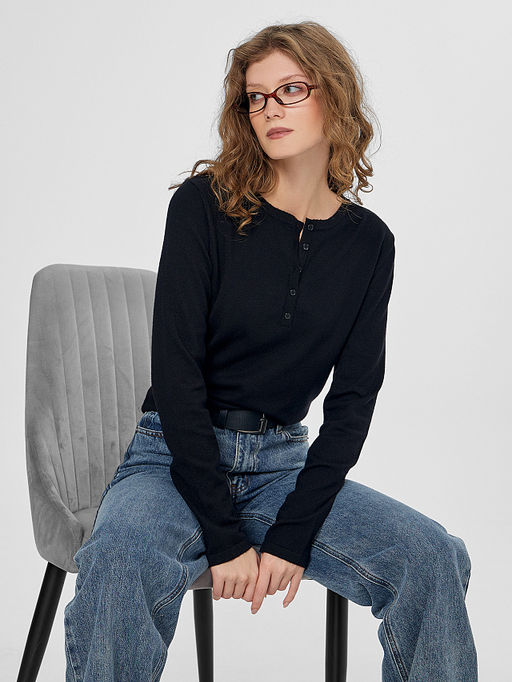 Джемпер женский черный - Mark formelle фото 6