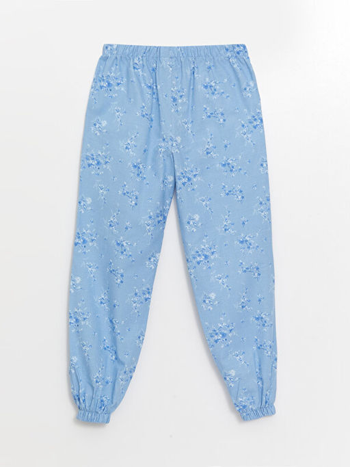Beli Lastikli ?i?ekli K?z ?ocuk Jogger Pantolon - Waikiki фото 2