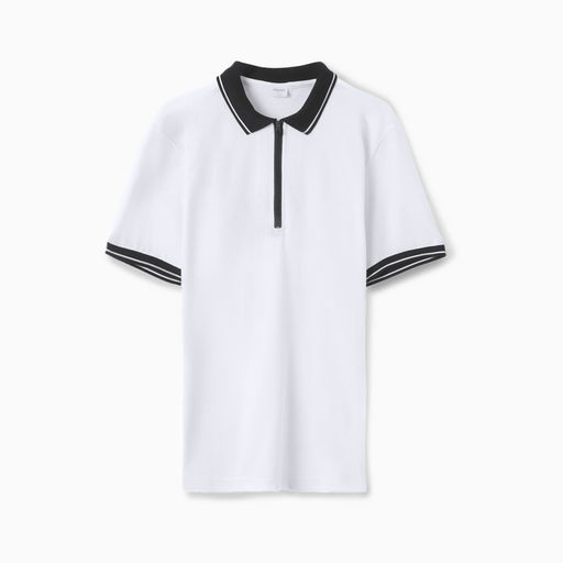 Футболка поло мужская MINAKU REGULAR FIT: белая, р-р 52