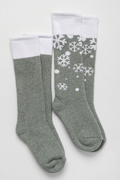 Цена за 6 пар. Гольфы Снежинка детские