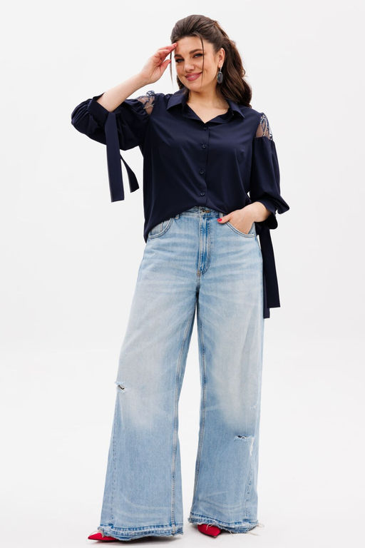 Блуза ANELLI 1238 сумерки  фото 5