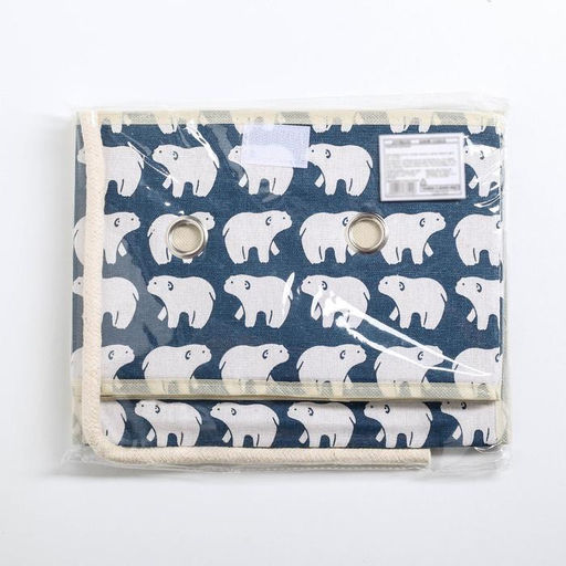 Короб стеллажный для хранения с крышкой Северные мишки, 252017 см, синий - Simaland фото 5