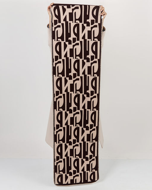 в составе ШЕРСТЬ  и КАШЕМИР Большой, мягкий, теплый  двусторонний палантин - Tantino фото 4