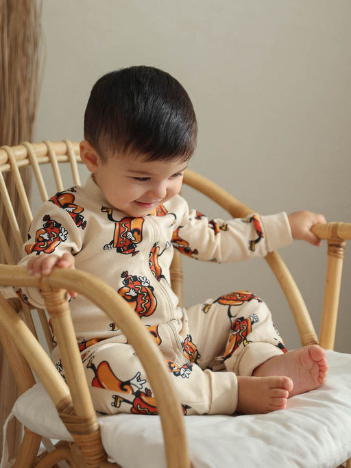 Комбинезон для мальчика с принтом Хот-доги