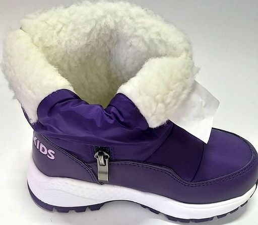 62-0002C фиол Сапоги зима для девочек (28-33)/12 - Indigo kids фото 2
