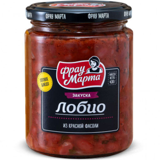 Закуска Лобио из красной фасоли ФрауМарта 430г