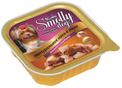 Консервы для собак "Smolly dog" Ягненок с сердцем (8726)