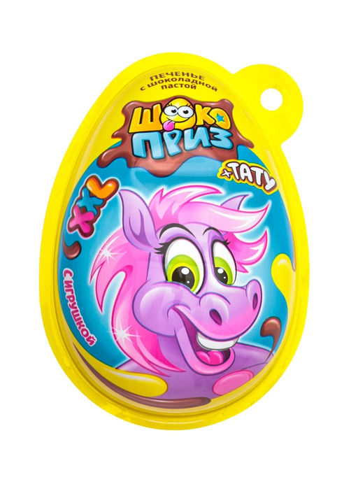 Печенье с шоколадной пастой и игрушкой Шокоприз XXL: Няшка - Коняшка, 30 г - Simaland фото 3