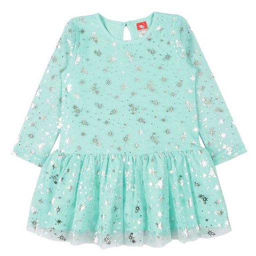 CRB wear/CANG 62711 Платье для девочки, бирюзовый/Ex.Cherubino  фото 2