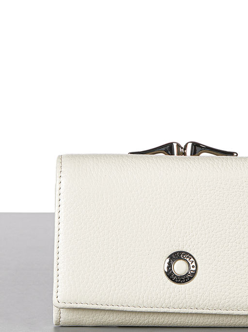 LACCOMA кошелек LA-2072-светло-бежевый натуральная кожа фото 3