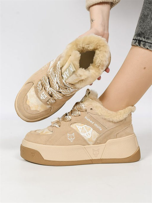 Кеды женские зимние теплые/ Ботинки зимние A9071-3M