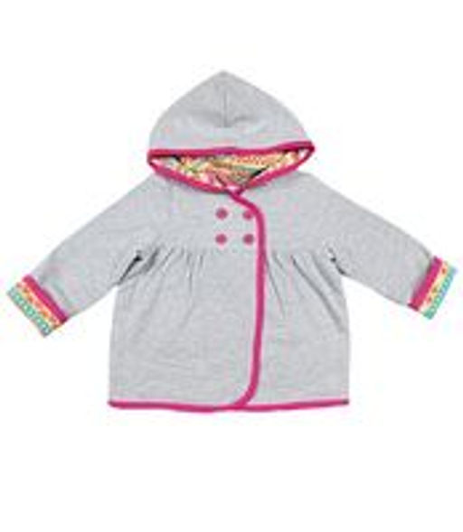 CRB wear/CWB 61692 Куртка для девочки, серый меланж/Ex.Cherubino  фото 2