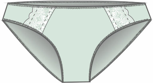 ТРУСЫ ЖЕНСКИЕ MINI SLIP арт. 4502W-40154.1L-630 - Almando melado фото 2